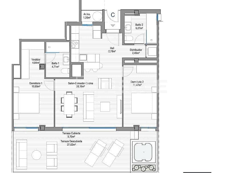 3 quarto Apartamento para venda em Fuengirola com piscina - 389 000 € (Ref: 9997939)