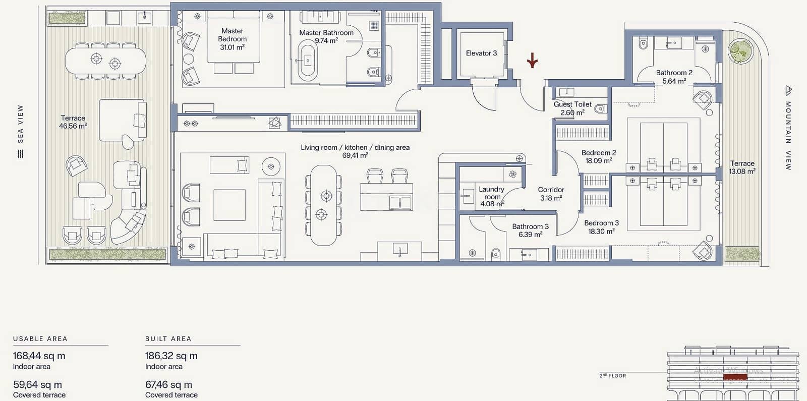 3 soveværelse Lejlighed til salg i Estepona med swimmingpool - € 4.800.000 (Ref: 9997945)