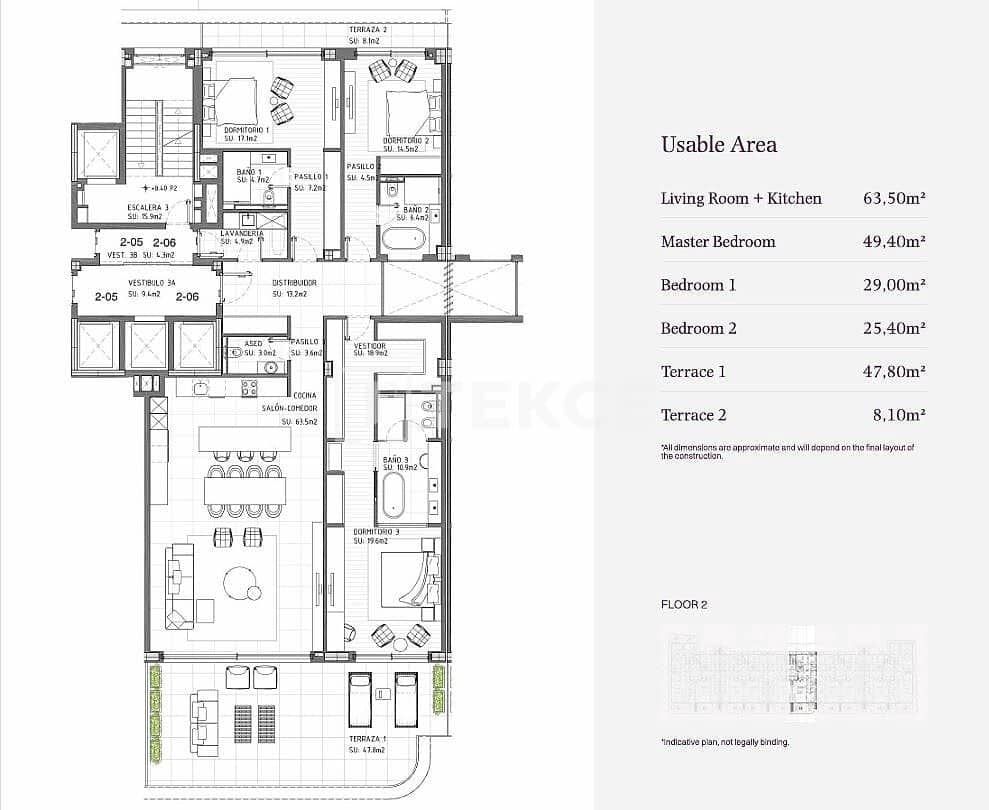 4 makuuhuone Asunto myytävänä paikassa Estepona mukana uima-altaan - 4 150 000 € (Ref: 9997949)