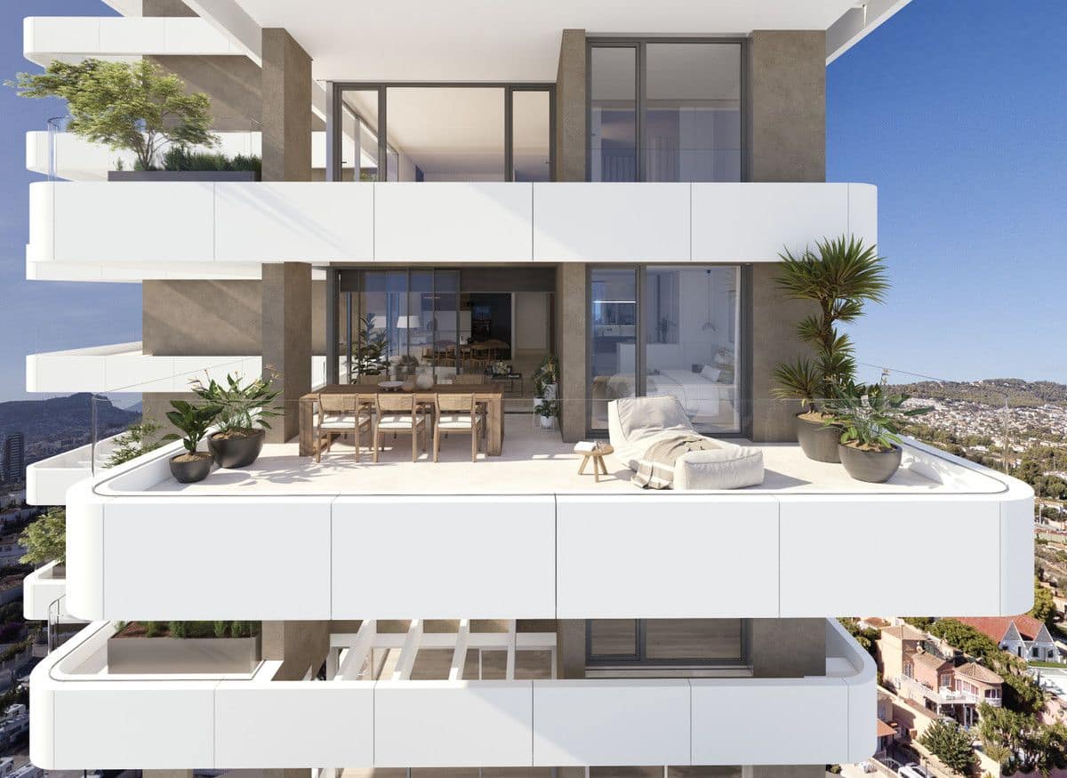 2 sypialnia Apartament na sprzedaż w Calpe / Calp z basenem - 668 400 € (Ref: 10005820)