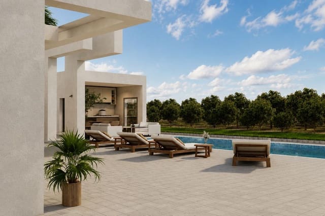 Chalet de 4 habitaciones en Molins - Campaneta - San Bartolomé, Orihuela en venta con piscina - 995.000 € (Ref: 10005841)