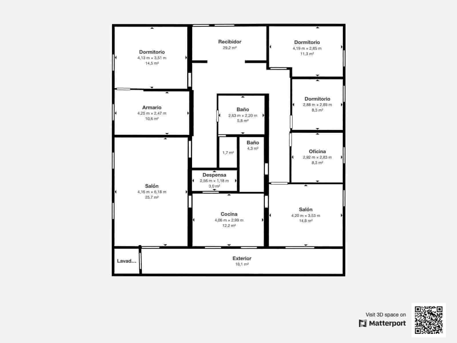 4 makuuhuone Huoneisto myytävänä paikassa Palma de Mallorca - 850 000 € (Ref: 10013887)