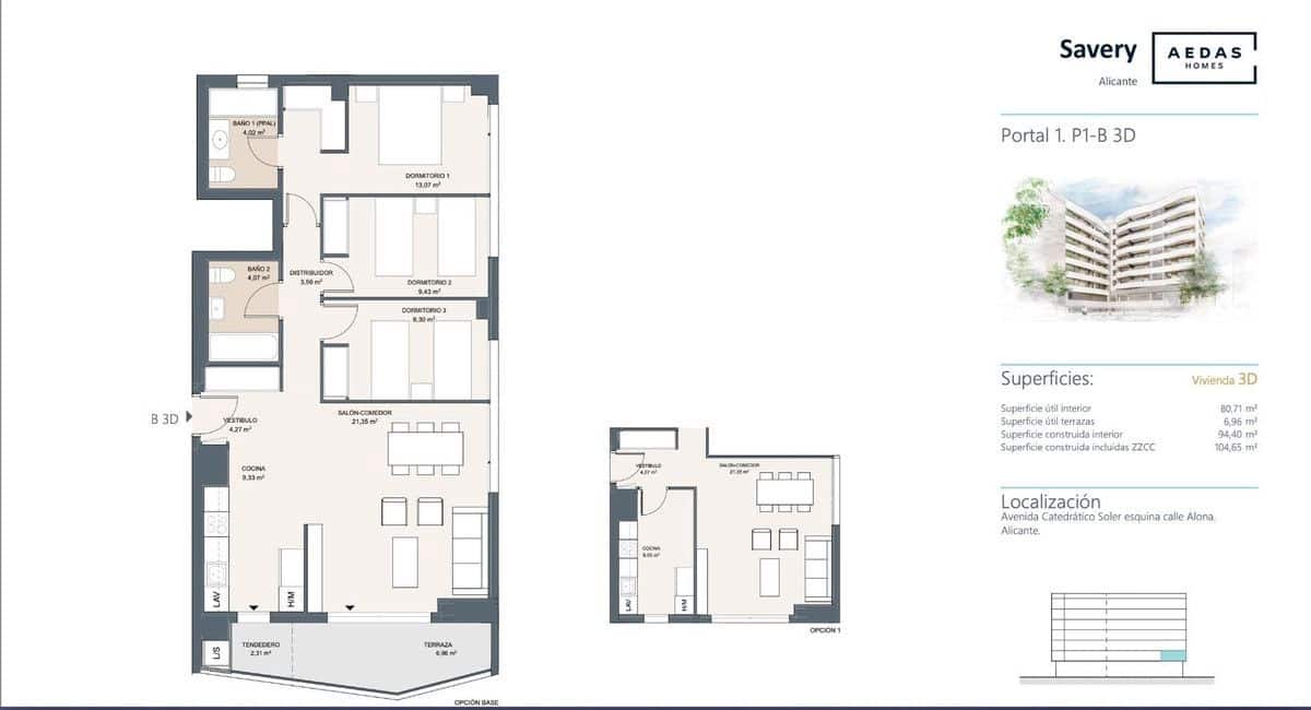 3 sovrum Lägenhet till salu i Alicante stad - 539 000 € (Ref: 10017865)
