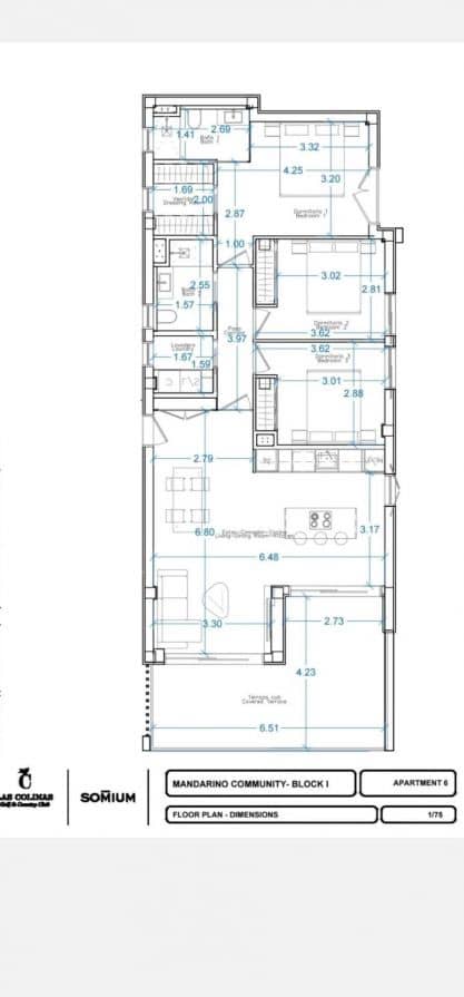 3 sovrum Lägenhet till salu i Las Colinas Golf med pool - 479 000 € (Ref: 10027517)