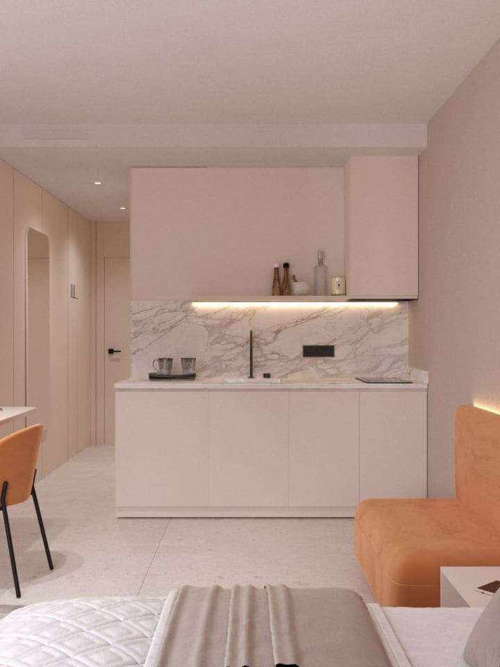 Huoneisto myytävänä paikassa Finestrat mukana uima-altaan - 184 000 € (Ref: 10038448)