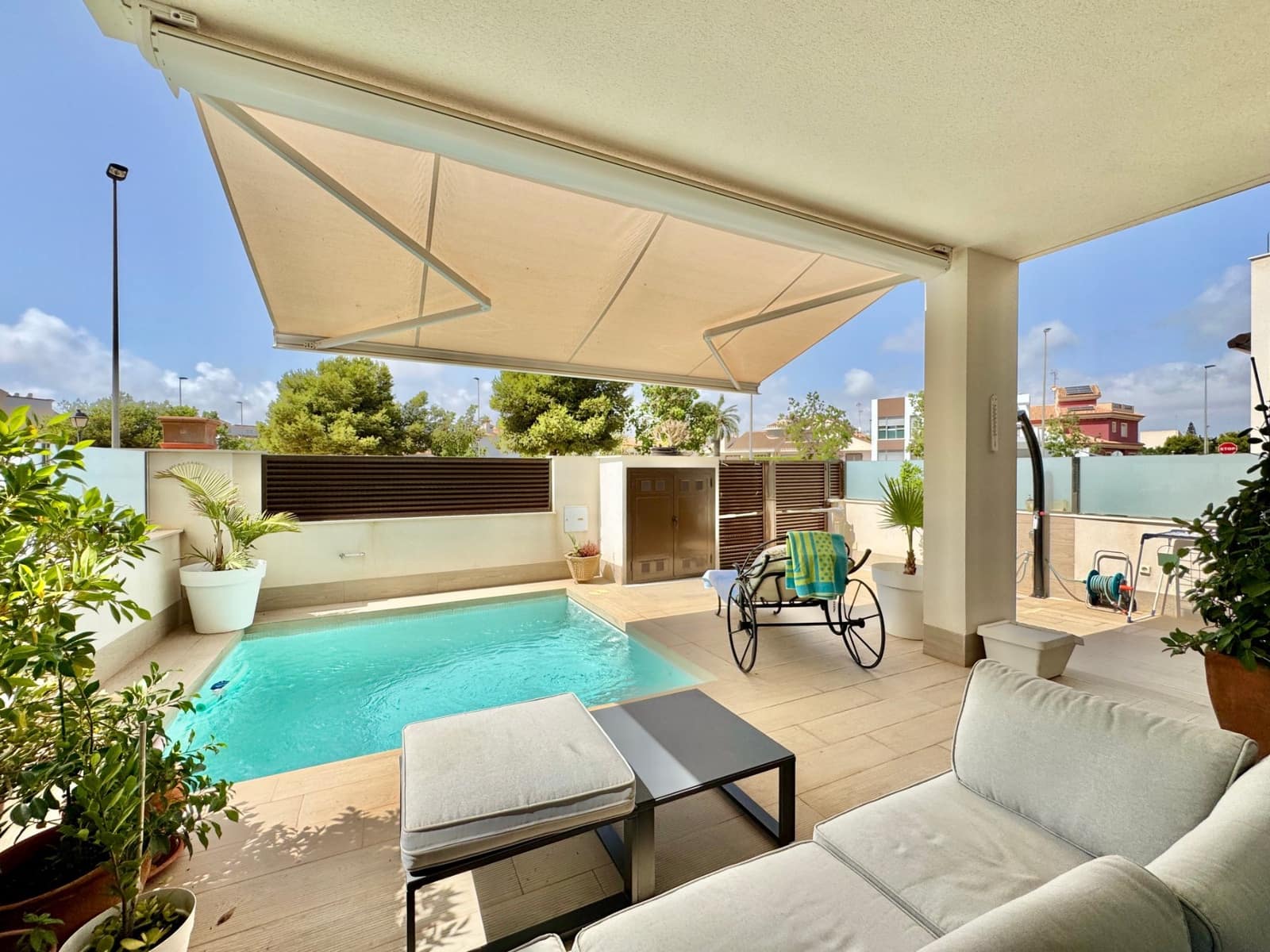 3 chambre Maison de Ville à vendre à San Pedro del Pinatar avec piscine garage - 420 000 € (Ref: 10069633)