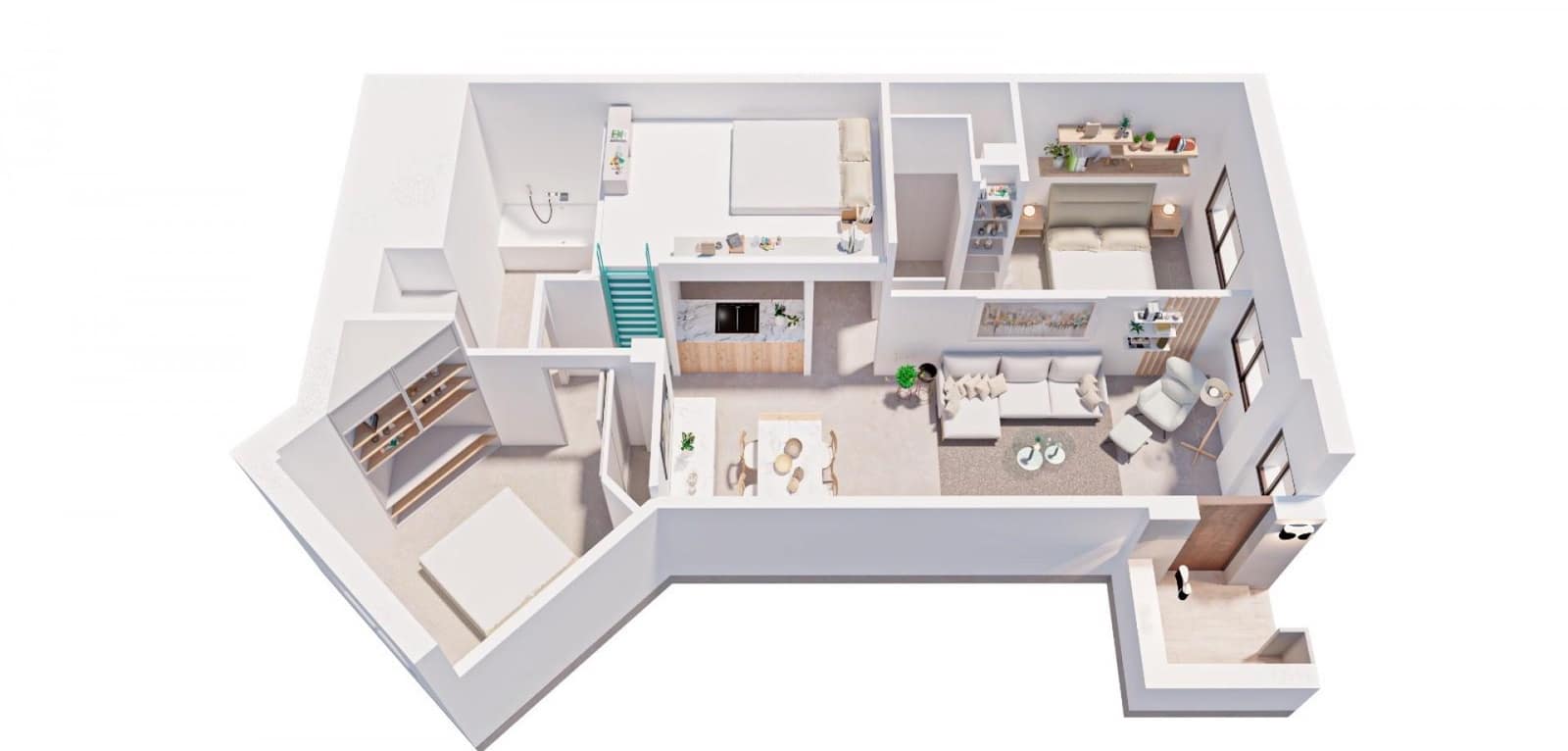 2 makuuhuone Huoneisto myytävänä paikassa Pilar de la Horadada - 147 000 € (Ref: 10078034)