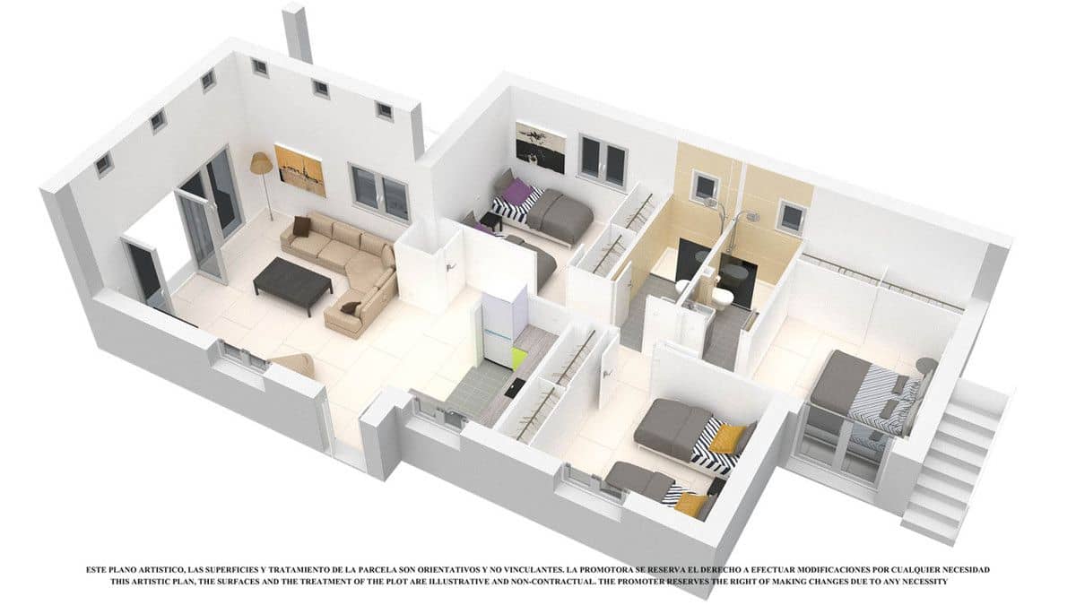 3 sovrum Villa till salu i Los Alcazares med pool - 397 650 € (Ref: 10090608)