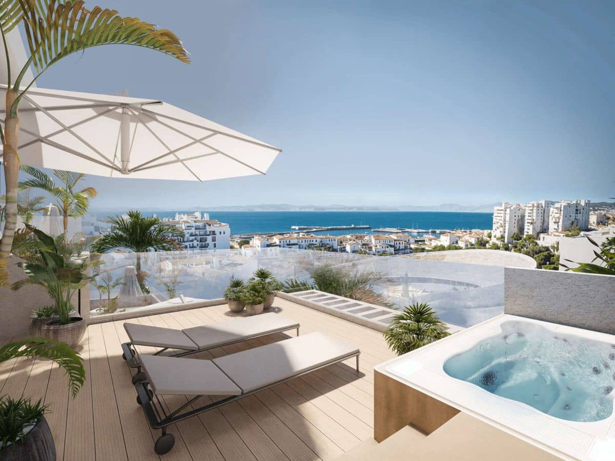 2 quarto Apartamento para venda em Estepona com piscina - 459 700 € (Ref: 10098033)
