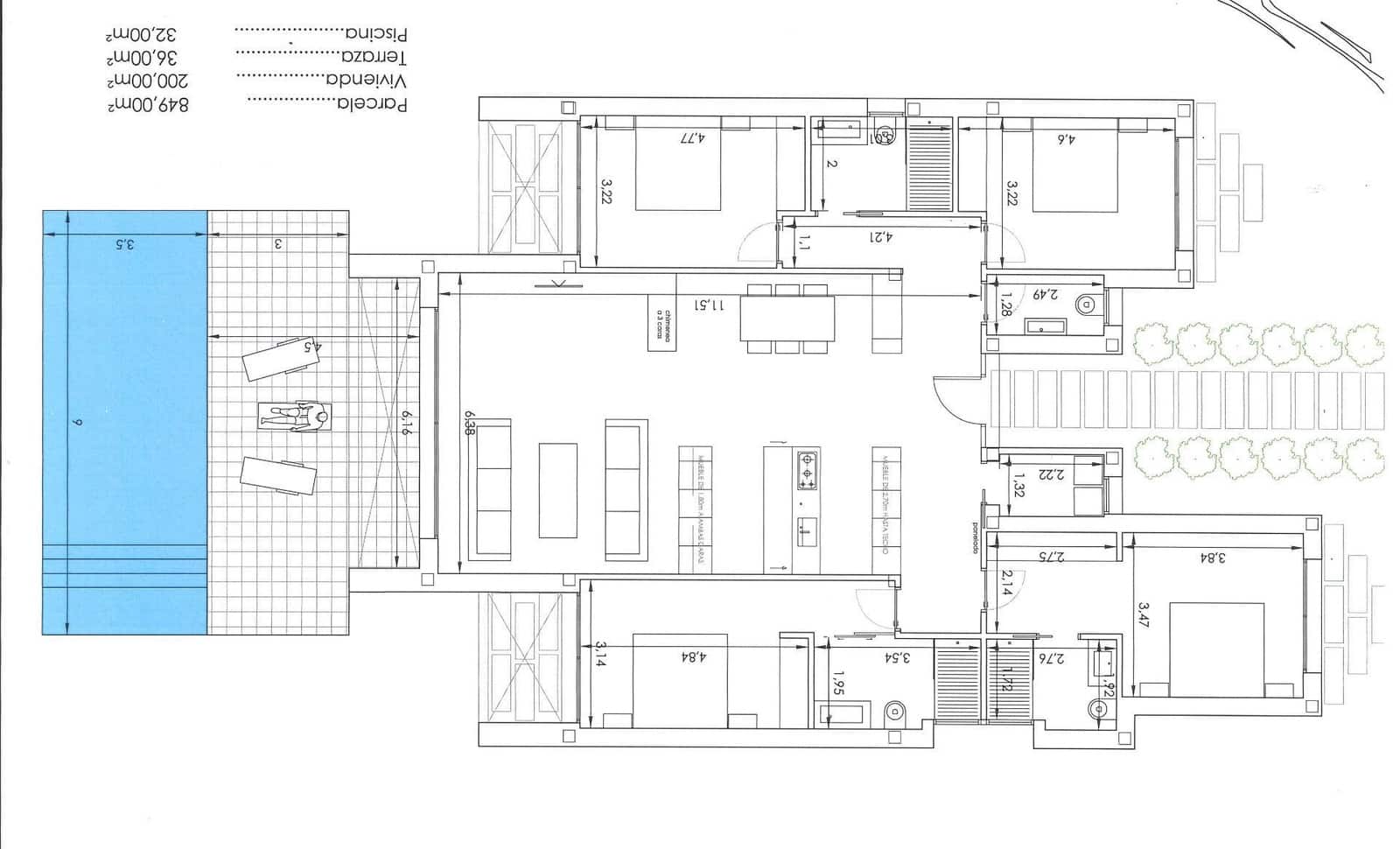 4 sypialnia Willa na sprzedaż w Las Colinas Golf z basenem - 1 650 000 € (Ref: 10109355)