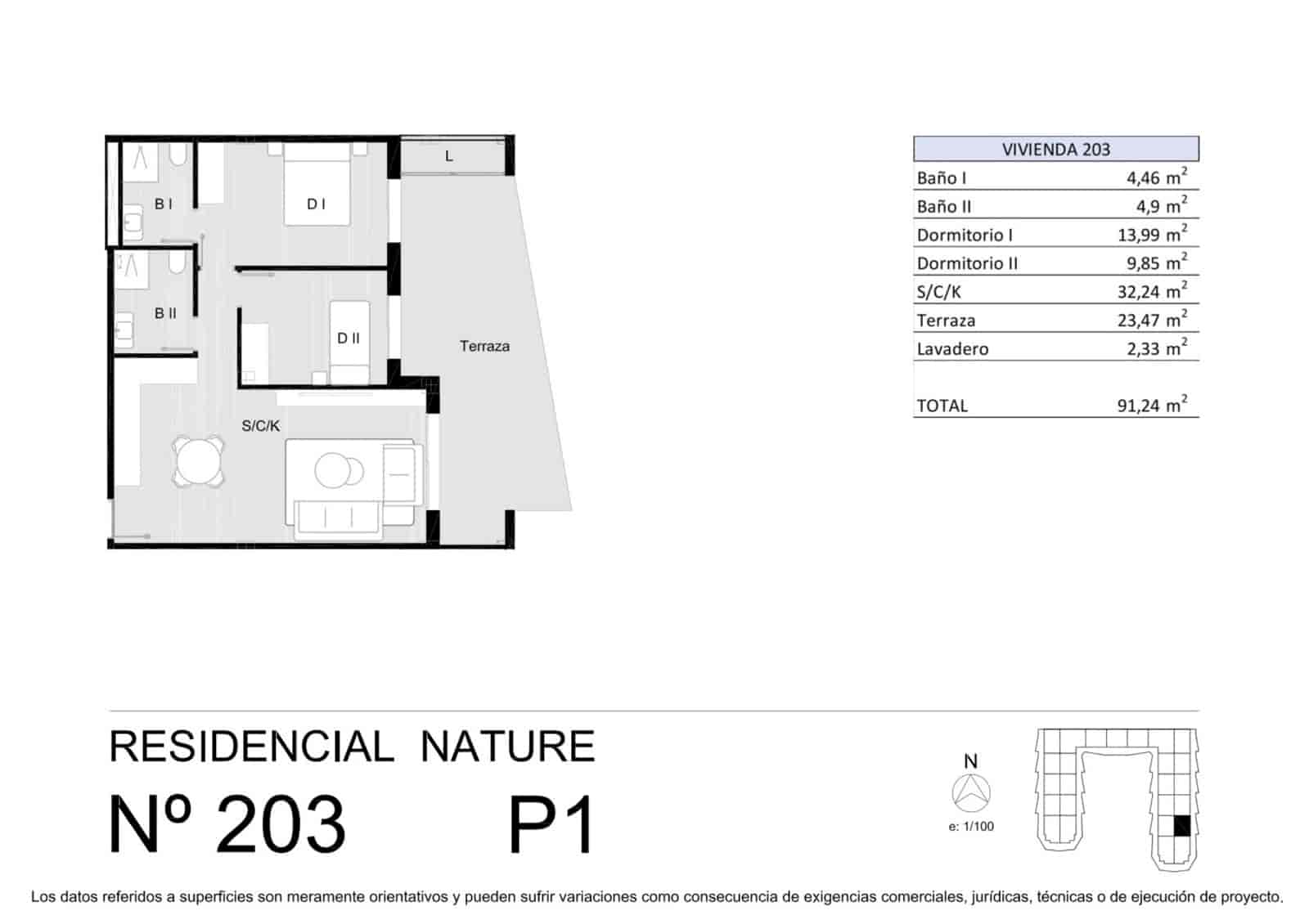 2 chambre Appartement à vendre à San Miguel de Salinas avec piscine garage - 194 900 € (Ref: 10121862)
