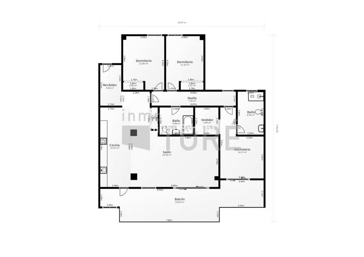 3 sovrum Lägenhet till salu i Rincon de la Victoria med pool garage - 551 000 € (Ref: 10122589)