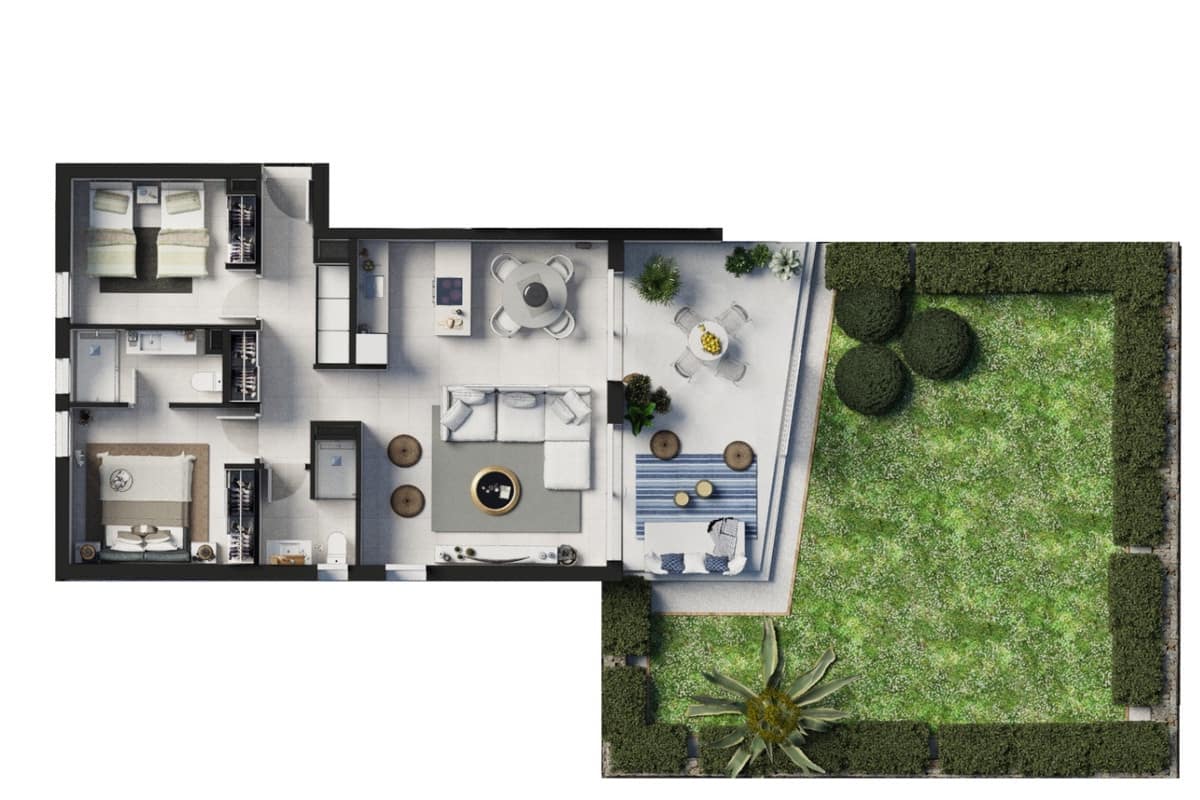 2 sovrum Lägenhet till salu i Santanyi med pool garage - 550 000 € (Ref: 10125352)