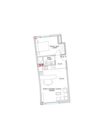 1 sypialnia Apartament na sprzedaż w El Molinillo, Miasto Málaga - 279 000 € (Ref: 10125868)