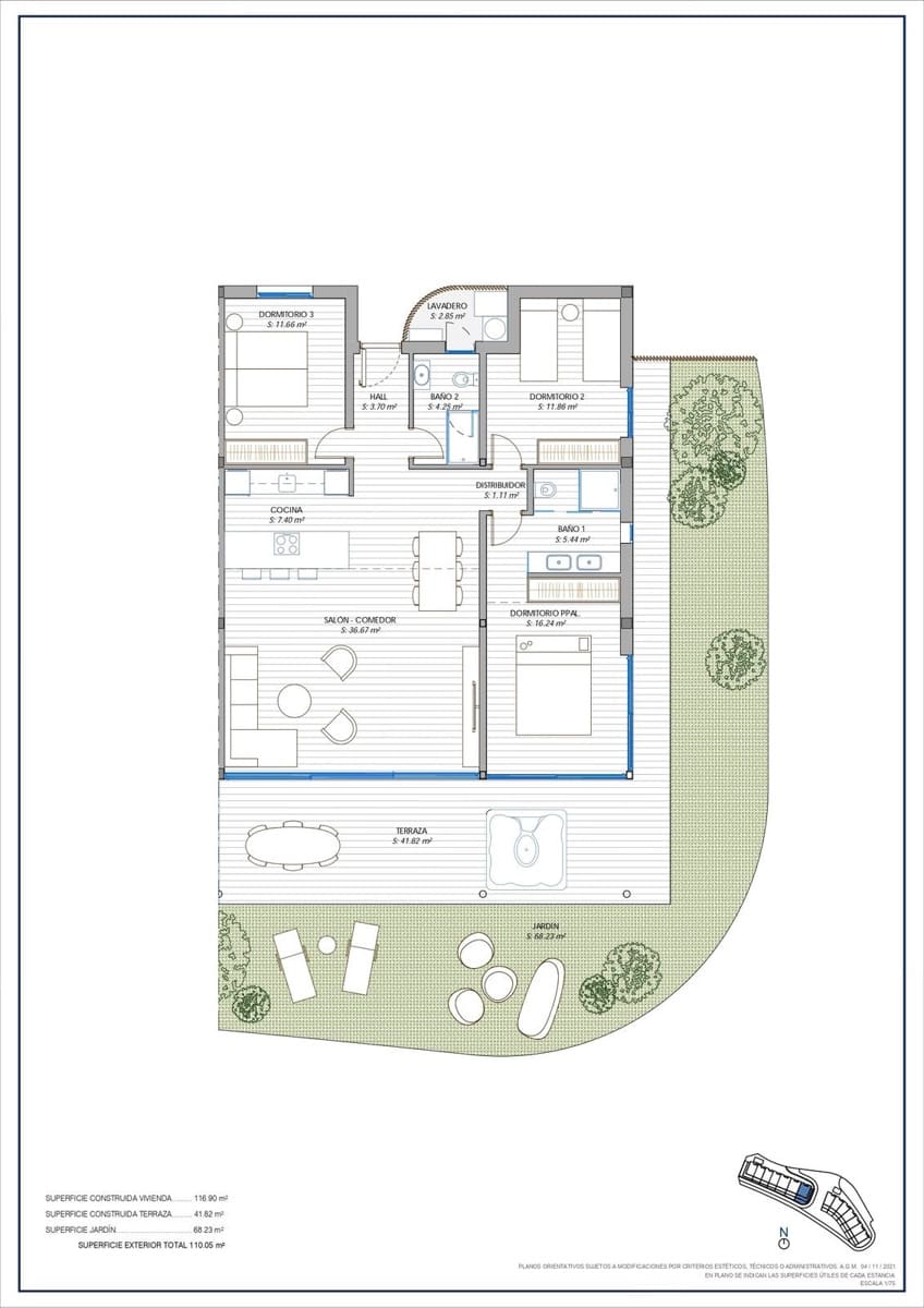 3 quarto Apartamento para venda em Fuengirola com piscina garagem - 799 000 € (Ref: 10126853)