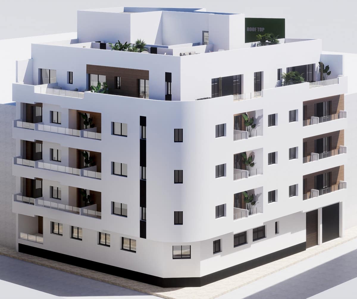 1 quarto Apartamento para venda em Torrevieja com garagem - 195 000 € (Ref: 10126931)
