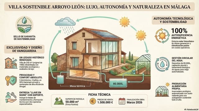 3 soveværelse Villa til salg i Diseminado Dm P de la Torre, Málaga by med swimmingpool - € 1.490.000 (Ref: 10128571)