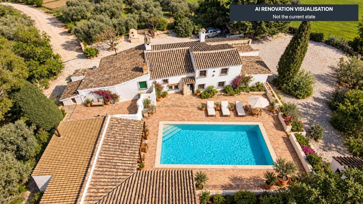 6 slaapkamer Finca/Landhuis te koop in Villanueva del Rosario met zwembad garage - € 645.000 (Ref: 10128643)