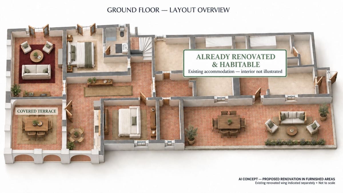 6 slaapkamer Finca/Landhuis te koop in Villanueva del Rosario met zwembad garage - € 645.000 (Ref: 10128643)
