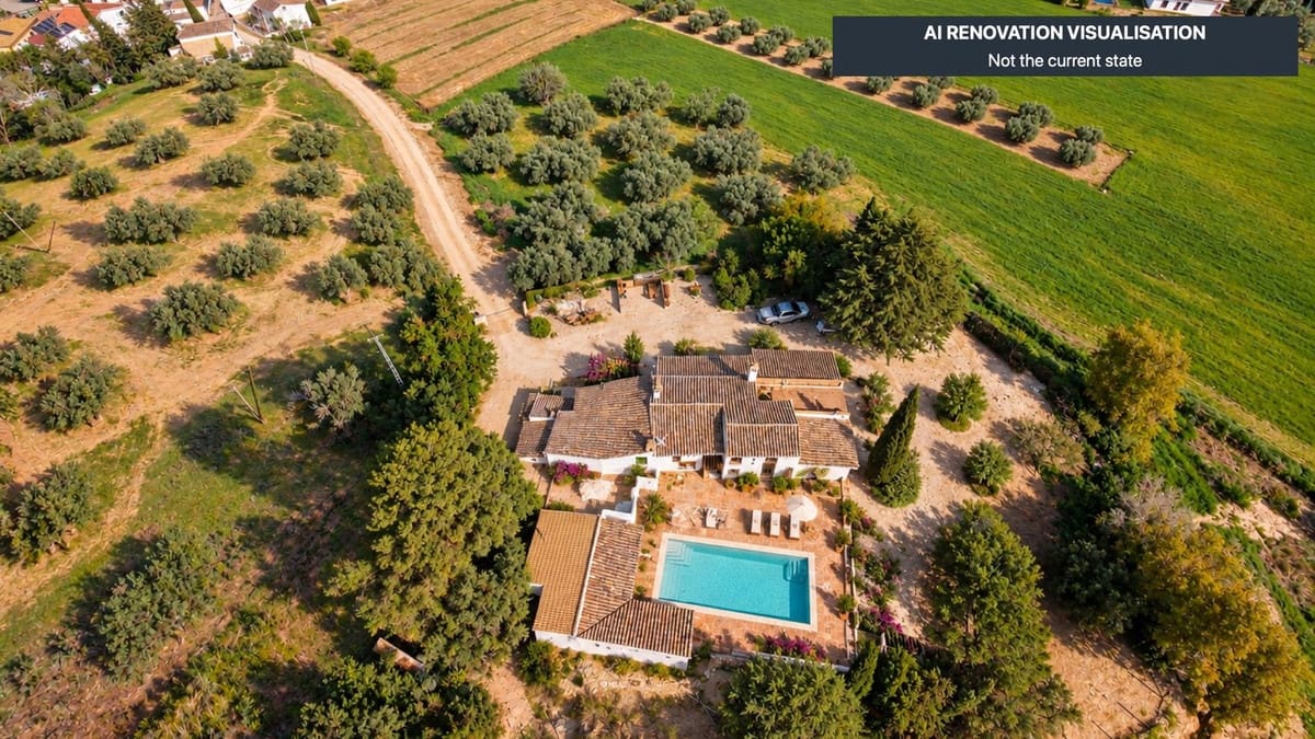 6 slaapkamer Finca/Landhuis te koop in Villanueva del Rosario met zwembad garage - € 645.000 (Ref: 10128643)