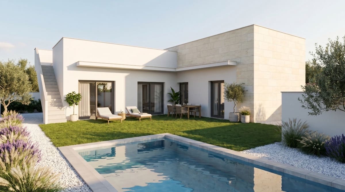 3 chambre Villa/Maison à vendre à Camposol avec piscine garage - 309 900 € (Ref: 10128807)