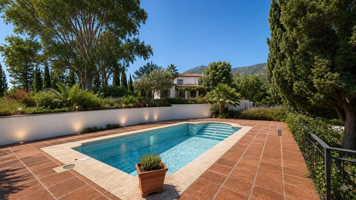 4 soveværelse Finca/Landehus til salg i Mijas med swimmingpool - € 2.375.000 (Ref: 10133966)