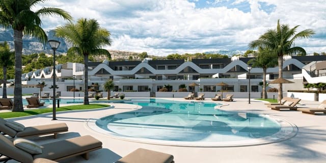 2 soverom Leilighet til salgs i Escandinavia - Cautivador, Alfaz del Pi / L'Alfàs del Pi med svømmebasseng garasje - € 350 000 (Ref: 10143492)
