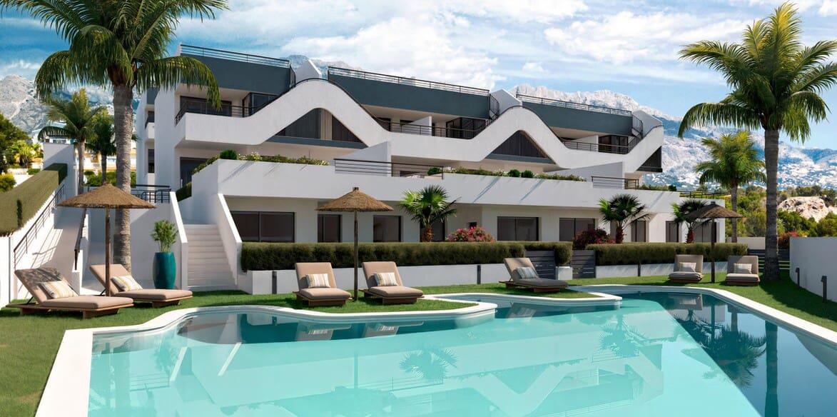 2 soverom Leilighet til salgs i Alfaz del Pi / L'Alfas del Pi med svømmebasseng garasje - € 278 000 (Ref: 10143508)