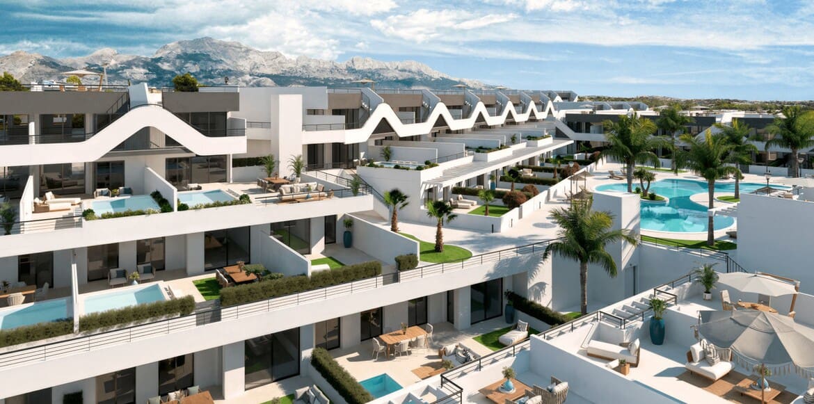 2 soverom Leilighet til salgs i Alfaz del Pi / L'Alfas del Pi med svømmebasseng garasje - € 278 000 (Ref: 10143508)