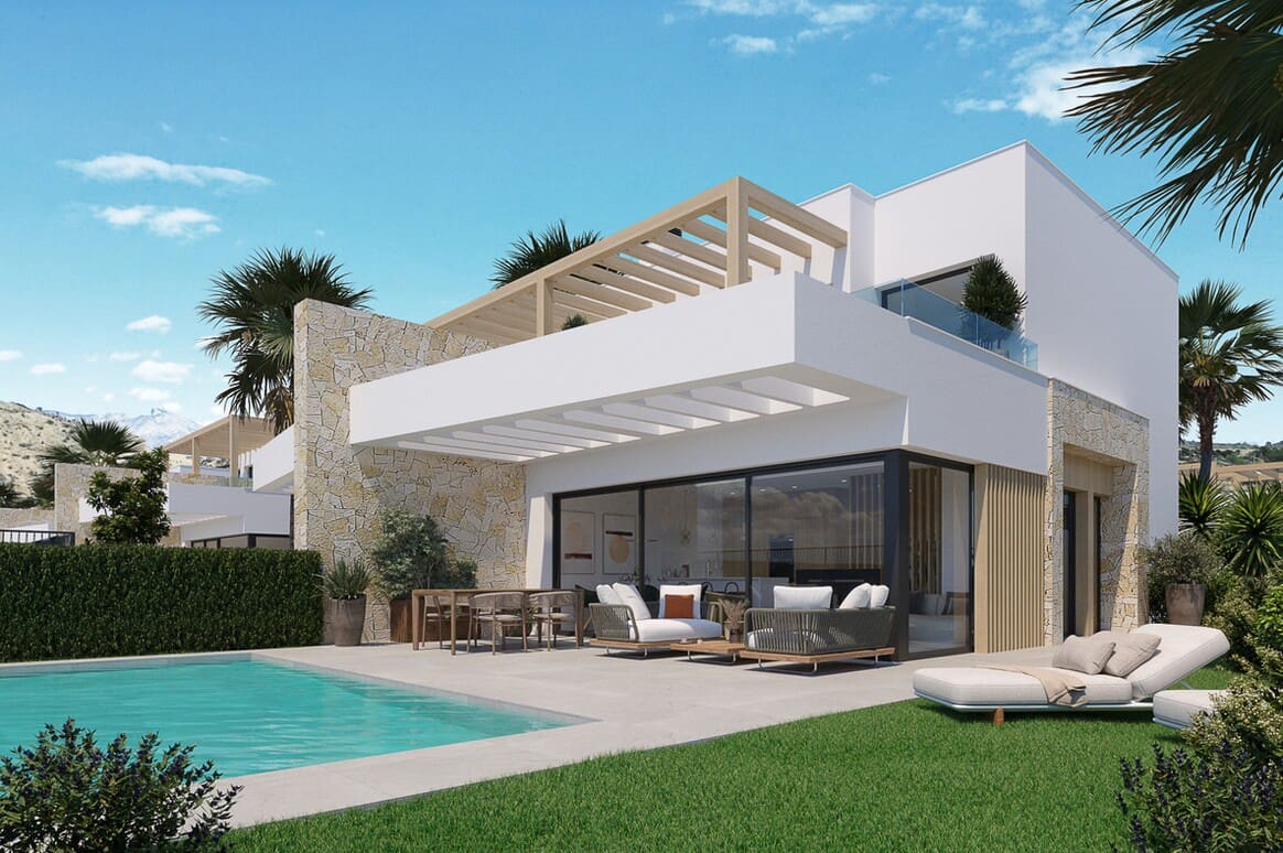 3 bedroom Semi-detached Villa for sale in Monforte del Cid with pool garage - € 489,000 (Ref: 10143520)