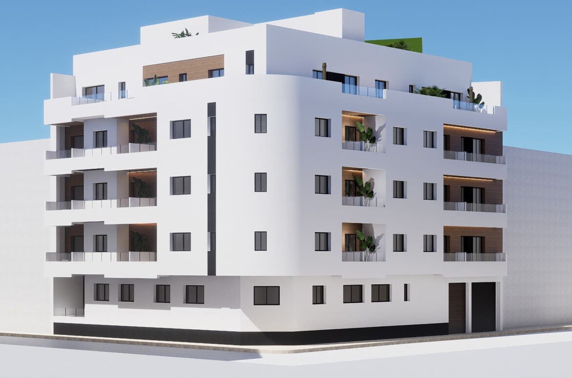 2 soveværelse Lejlighed til salg i Torrevieja med garage - € 225.000 (Ref: 10143916)