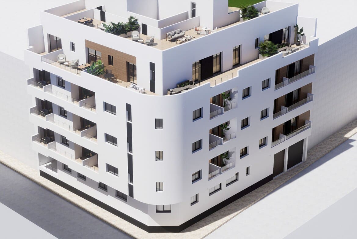2 soveværelse Lejlighed til salg i Torrevieja med garage - € 225.000 (Ref: 10143916)