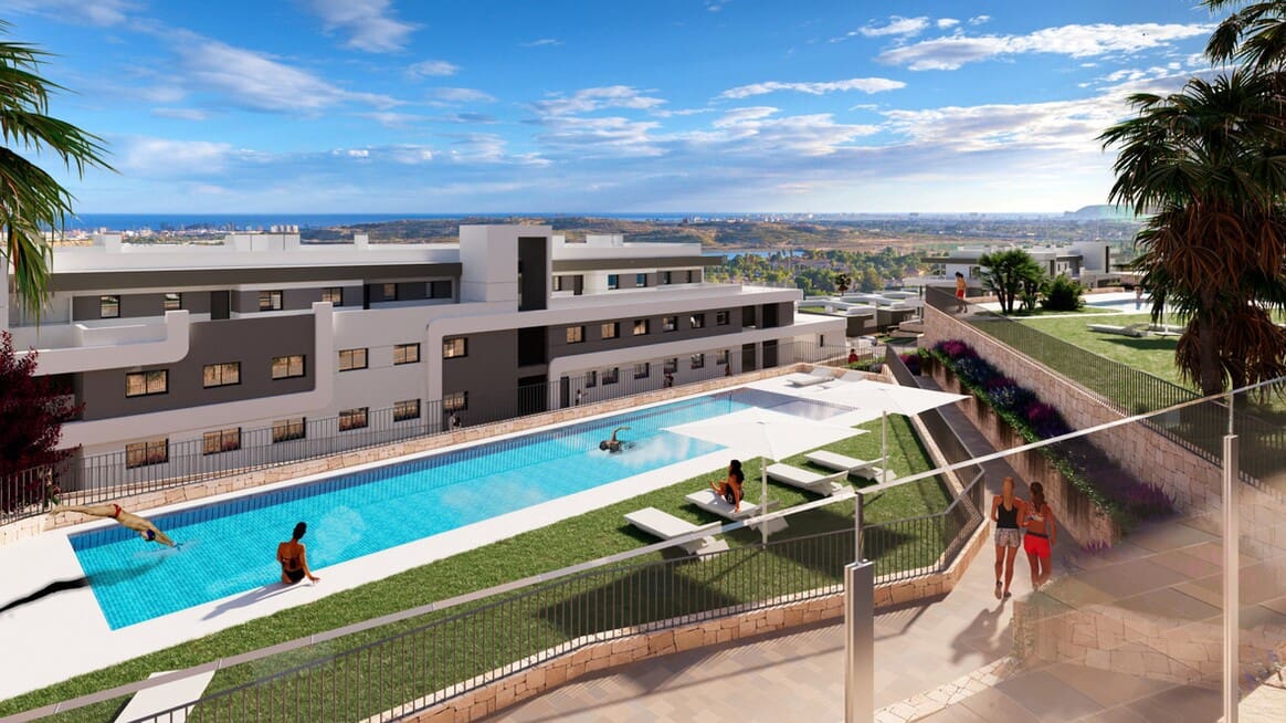 3 soveværelse Lejlighed til salg i Alicante by med swimmingpool garage - € 343.300 (Ref: 10143928)