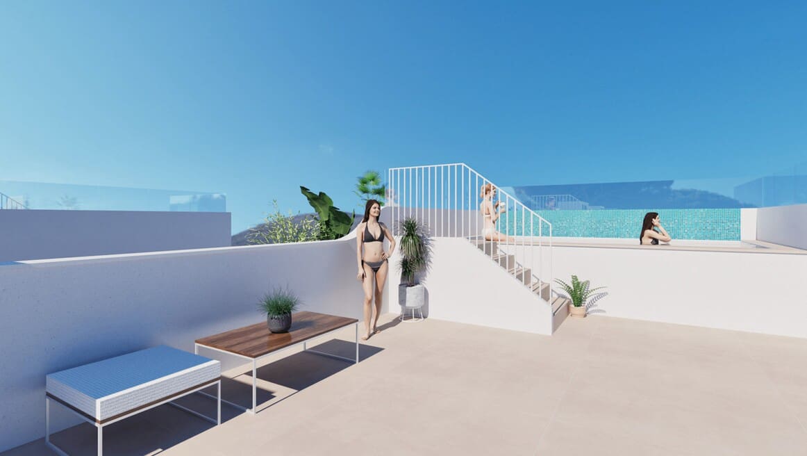 2 soverom Leilighet til salgs i Torre de la Horadada med svømmebasseng garasje - € 341 000 (Ref: 10143945)