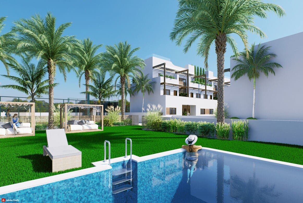 2 soverom Leilighet til salgs i Torre de la Horadada med svømmebasseng garasje - € 341 000 (Ref: 10143945)
