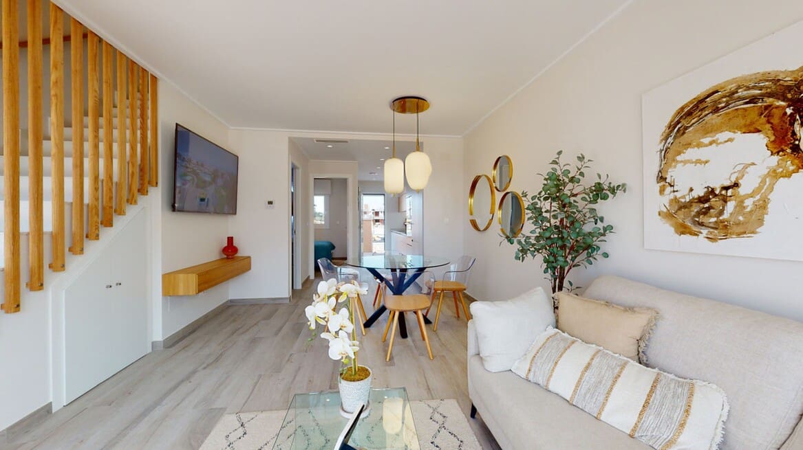 3 sypialnia Willa na sprzedaż w Pilar de la Horadada z basenem garażem - 299 900 € (Ref: 10144135)