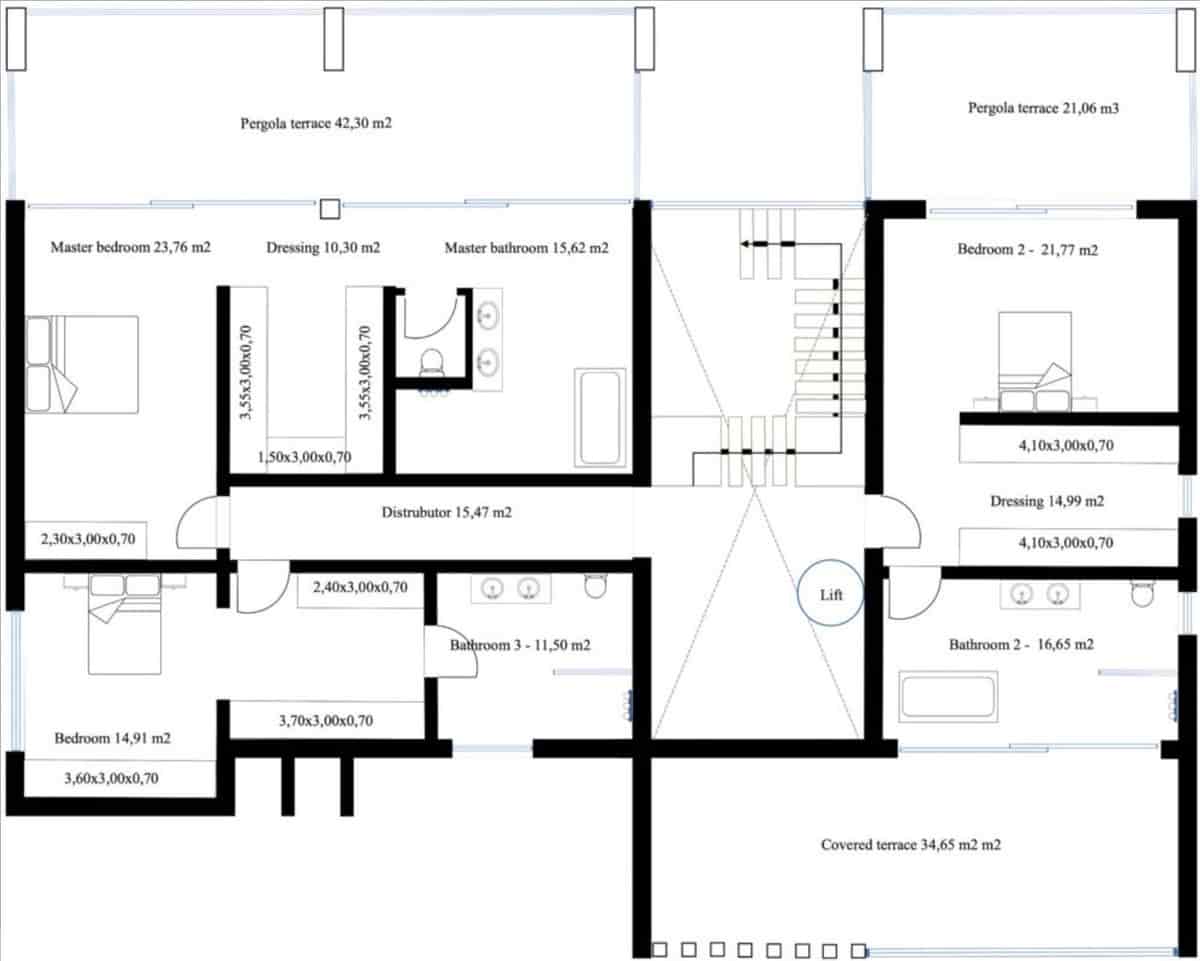 4 soveværelse Villa til salg i Benahavis med swimmingpool garage - € 3.695.000 (Ref: 10147539)
