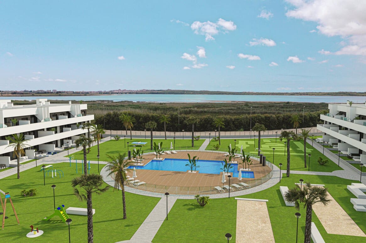 2 sypialnia Apartament na sprzedaż w Guardamar del Segura z basenem garażem - 223 000 € (Ref: 10149118)
