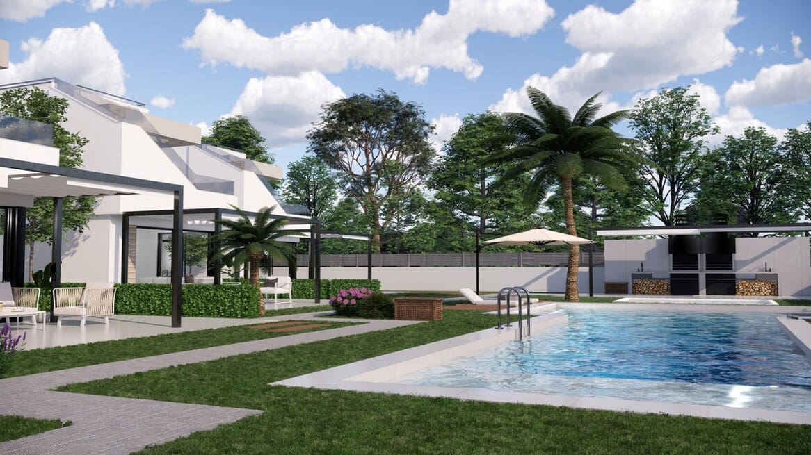3 soveværelse Villa til salg i Pilar de la Horadada med swimmingpool garage - € 470.000 (Ref: 10150002)