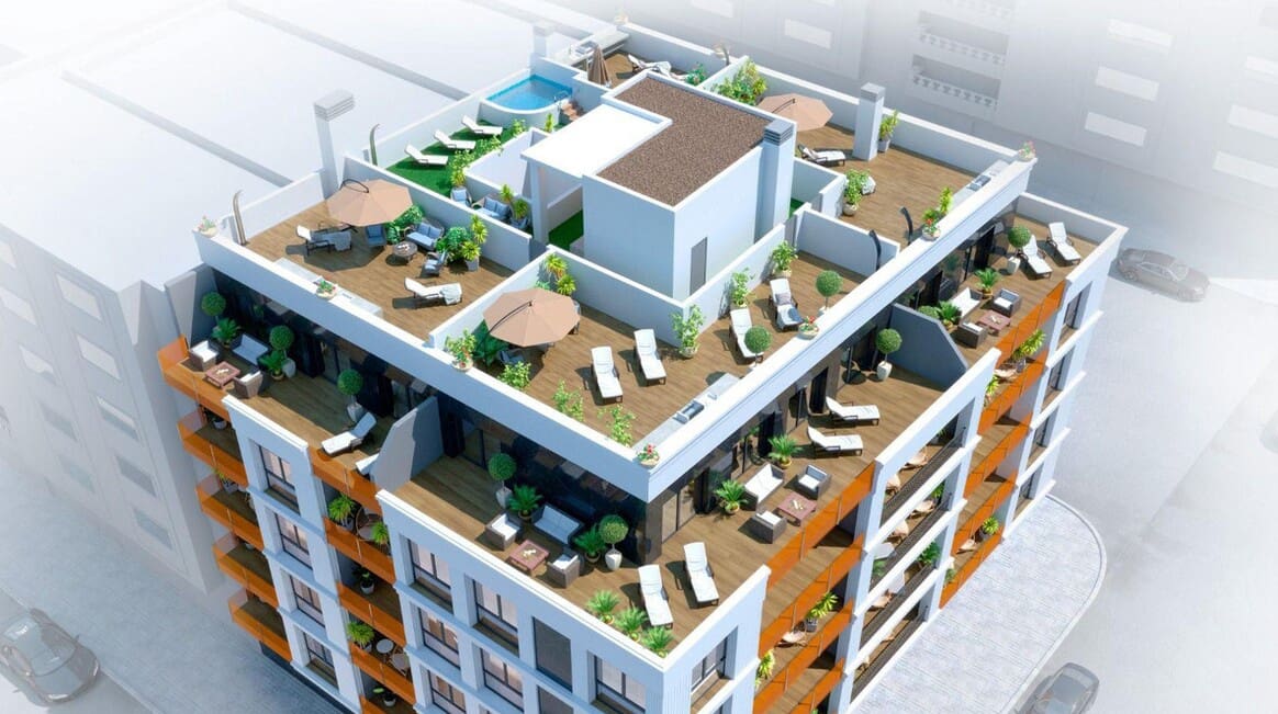 2 sypialnia Apartament na sprzedaż w Torrevieja z basenem garażem - 349 000 € (Ref: 10150003)