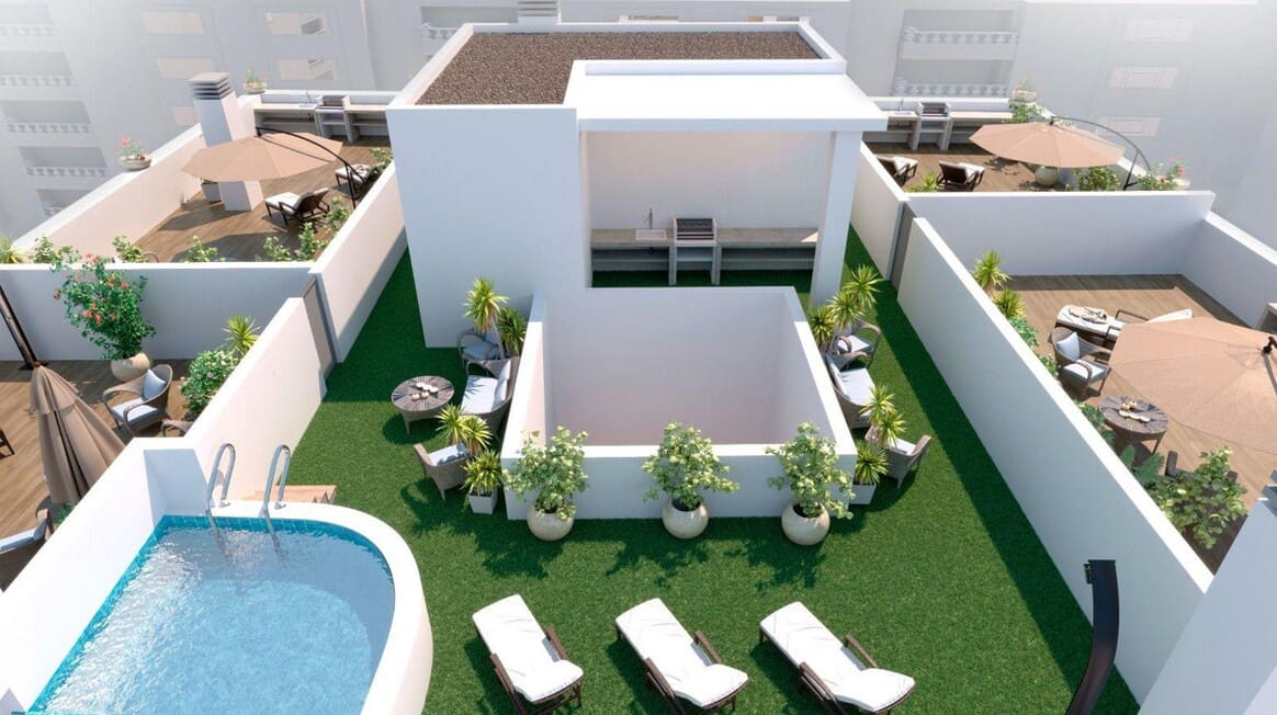 2 sypialnia Apartament na sprzedaż w Torrevieja z basenem garażem - 349 000 € (Ref: 10150003)