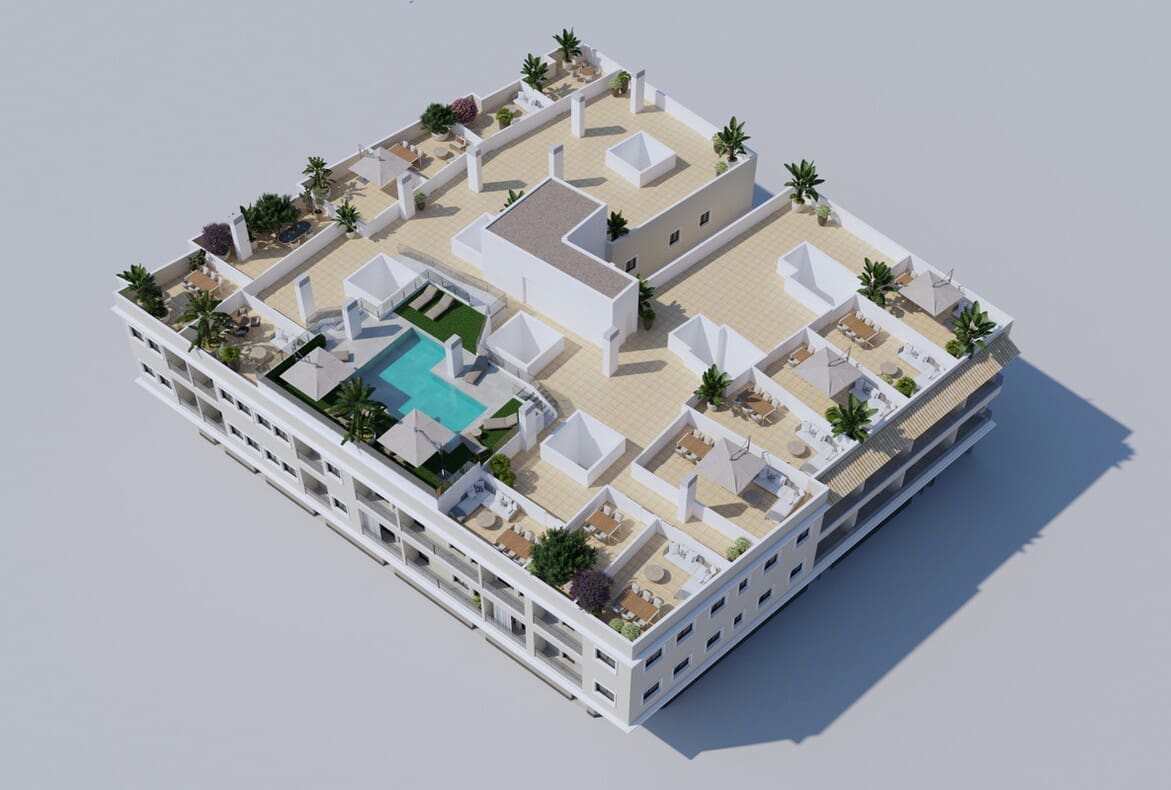 2 sypialnia Apartament na sprzedaż w Algorfa z basenem garażem - 199 799 € (Ref: 10150135)
