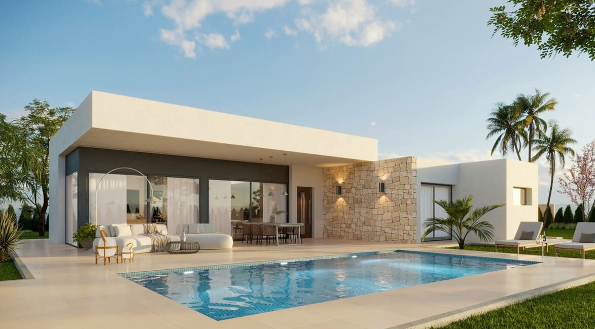 3 bedroom Villa for sale in Aspe with pool garage - € 481,000 (Ref: 10156431)