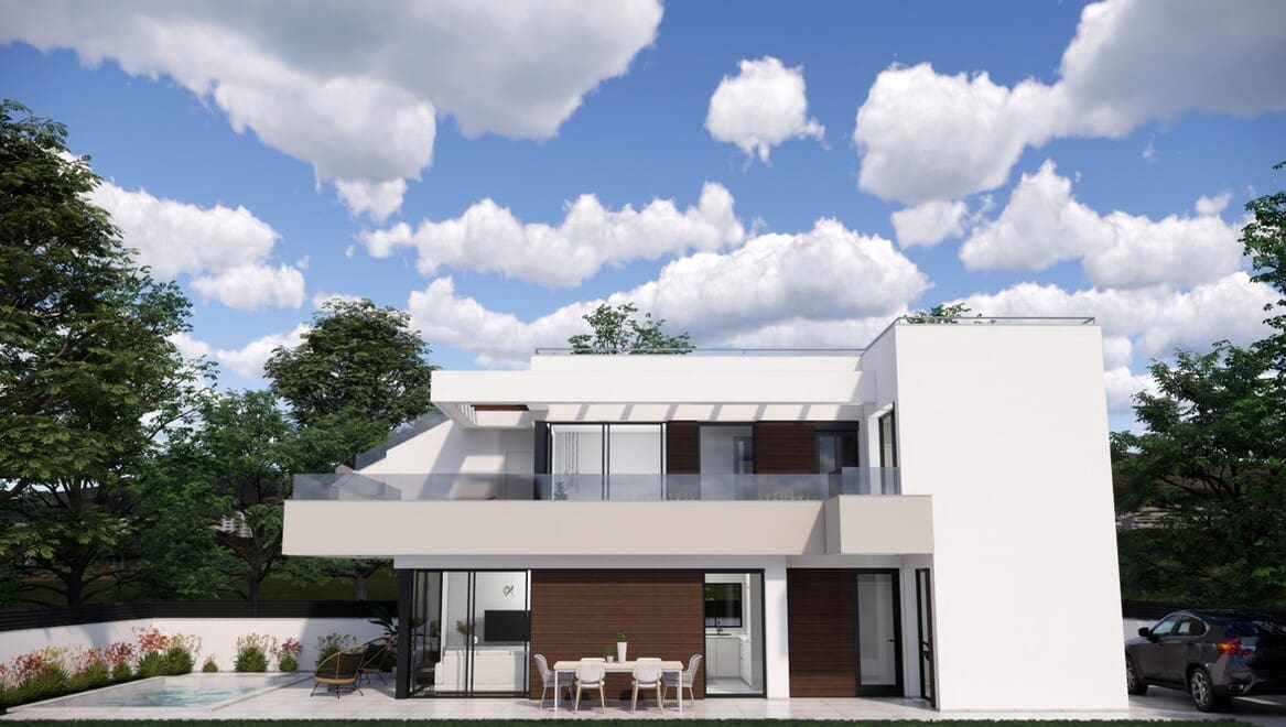 3 soveværelse Villa til salg i Pilar de la Horadada med swimmingpool garage - € 480.000 (Ref: 10156514)