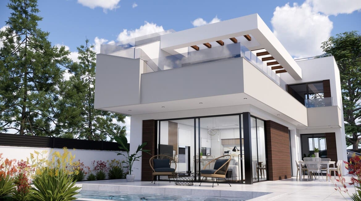 3 soveværelse Villa til salg i Pilar de la Horadada med swimmingpool garage - € 480.000 (Ref: 10156514)