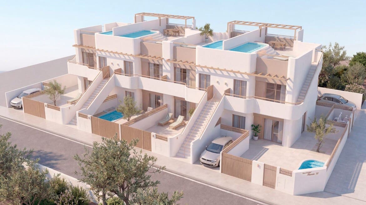 2 sypialnia Willa na sprzedaż w Pilar de la Horadada z basenem garażem - 299 900 € (Ref: 10156567)