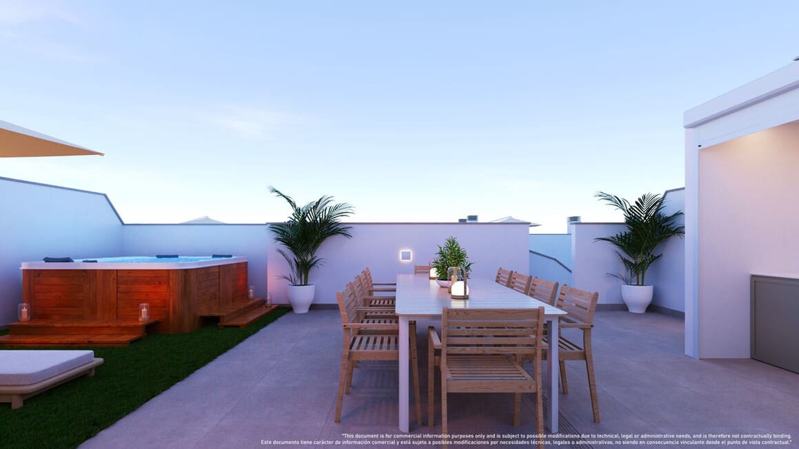 2 soverom Leilighet til salgs i Torre de la Horadada med svømmebasseng - € 375 000 (Ref: 10156595)