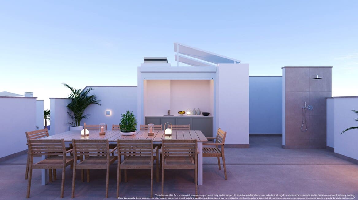 2 soverom Leilighet til salgs i Torre de la Horadada med svømmebasseng - € 375 000 (Ref: 10156595)