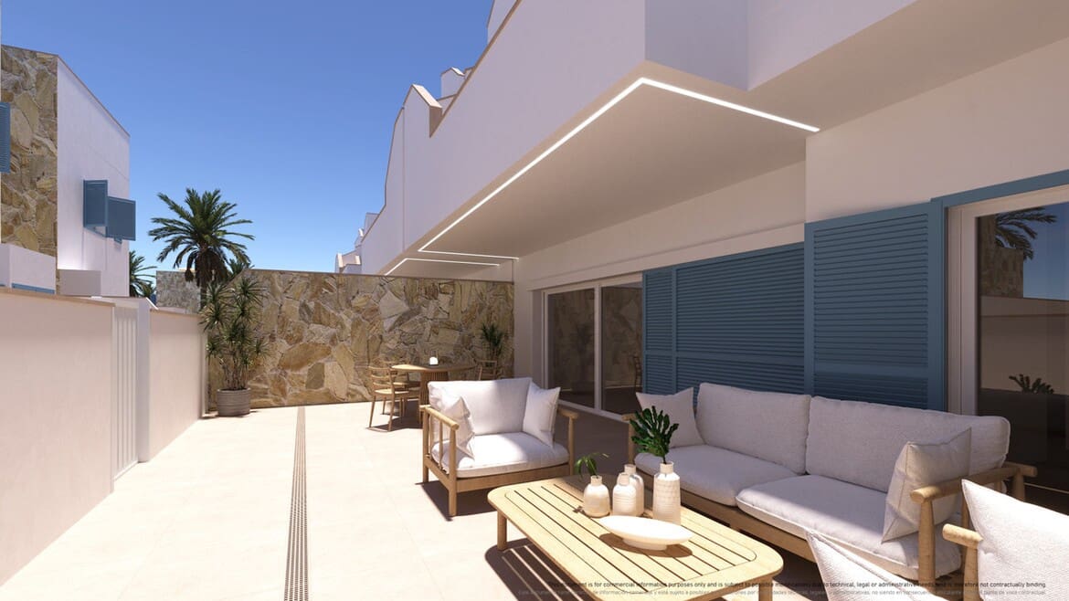 2 soverom Leilighet til salgs i Torre de la Horadada med svømmebasseng - € 375 000 (Ref: 10156595)