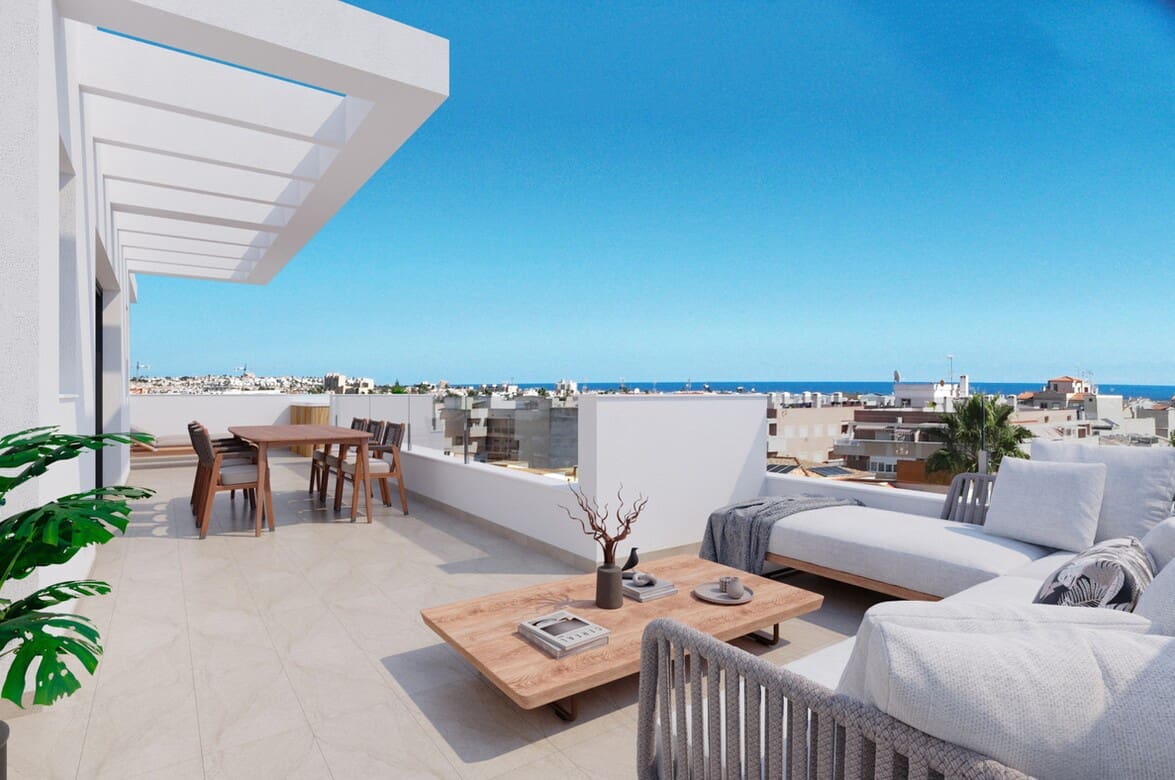 2 Zimmer Apartment zu verkaufen in Torrevieja mit Pool Garage - 299.000 € (Ref: 10156618)
